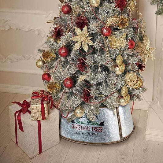 Farmhouse Christmas Tree Collar - Home Treasures Co