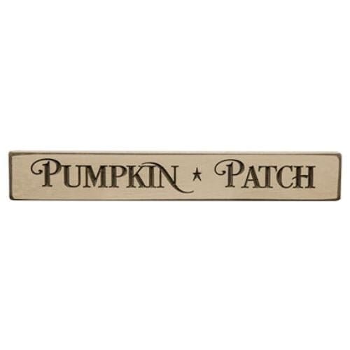 Pumpkin Patch Engraved Block - Home Treasures Co
