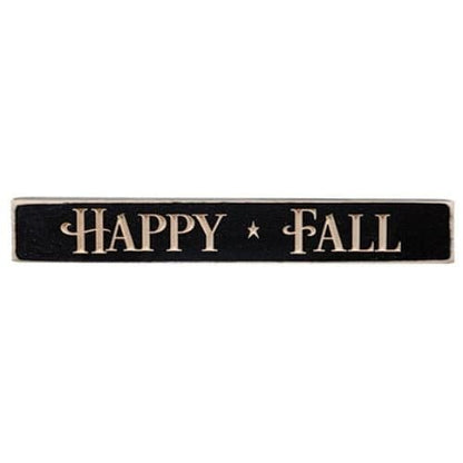 Happy Fall Engraved Block - Home Treasures Co