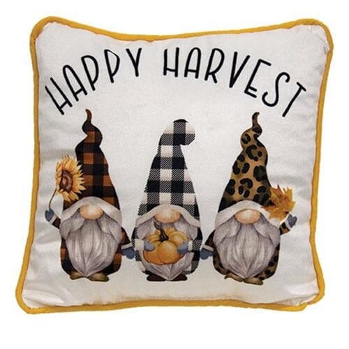 Happy Harvest Fall Pillow, Set Of 2 - Home Treasures Co