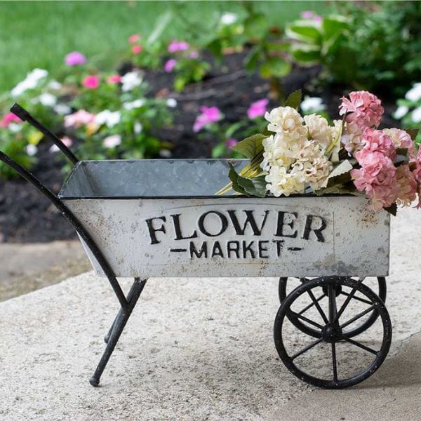 Vintage Flower Market Cart - Home Treasures Co